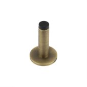 BUR-970AB-971AB Frelan Hardware Burlington Plain 75mm Wall Mounted Door Stop (Plain Rose) Antique Brass