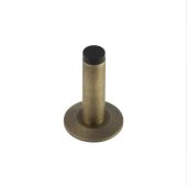 BUR-970AB-972AB Frelan Hardware Burlington Plain 75mm Wall Mounted Door Stop (Chamfered Rose) Antique Brass