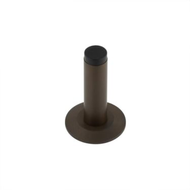 Click Here To Enlarge This Photo Of BUR-970DB-972DB Frelan Hardware Burlington Plain 75mm Wall Mounted Door Stop (Chamfered Rose) Dark Bronze