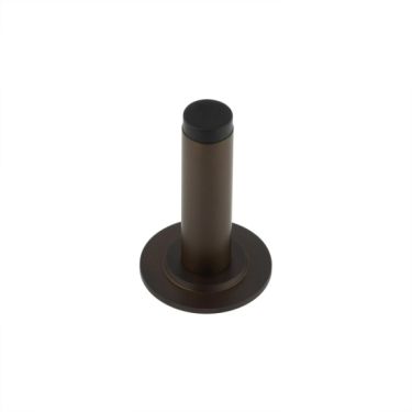 Click Here To Enlarge This Photo Of BUR-970DB-973DB Frelan Hardware Burlington Plain 75mm Wall Mounted Door Stop (Stepped Rose) Dark Bronze