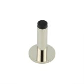 BUR-970PN-969PN Frelan Hardware Burlington Plain 75mm Wall Mounted Door Stop (Knurled Rose) Polished Nickel