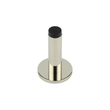 Click Here To Enlarge This Photo Of BUR-970PN-971PN Frelan Hardware Burlington Plain 75mm Wall Mounted Door Stop (Plain Rose) Polished Nickel