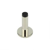 BUR-970PN-971PN Frelan Hardware Burlington Plain 75mm Wall Mounted Door Stop (Plain Rose) Polished Nickel