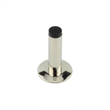 Click Here To Enlarge This Photo Of BUR-970PN-972PN Frelan Hardware Burlington Plain 75mm Wall Mounted Door Stop (Chamfered Rose) Polished Nickel