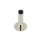 BUR-970PN-973PN Frelan Hardware Burlington Plain 75mm Wall Mounted Door Stop (Stepped Rose) Polished Nickel