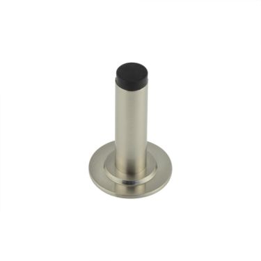 Click Here To Enlarge This Photo Of BUR-970SN-973SN Frelan Hardware Burlington Plain 75mm Wall Mounted Door Stop (Stepped Rose) Satin Nickel