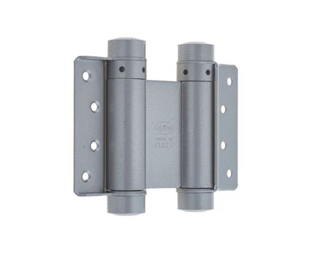 Click Here To Enlarge This Photo Of HG3005-7GY Frelan Hardware Double Action Steel Spring Hinges 175mm Grey