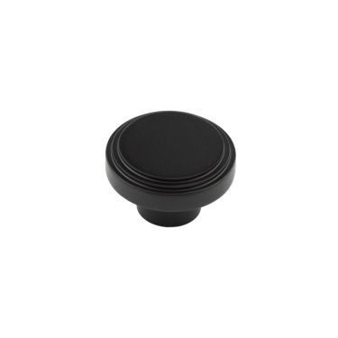 Click Here To Enlarge This Photo Of HOX1040MB Frelan Hardware Hoxton Cropley Cupboard Knob 40mm Matt Black