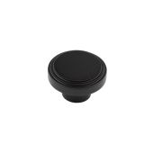 HOX1040MB Frelan Hardware Hoxton Cropley Cupboard Knob 40mm Matt Black