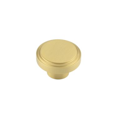 Click Here To Enlarge This Photo Of HOX1040SB Frelan Hardware Hoxton Cropley Cupboard Knob 40mm Satin Brass