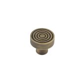 HOX1130AB Frelan Hardware Hoxton Murray Cupboard Knob 30mm Antique Brass