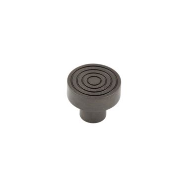 Click Here To Enlarge This Photo Of HOX1130DB Frelan Hardware Hoxton Murray Cupboard Knob 30mm Dark Bronze
