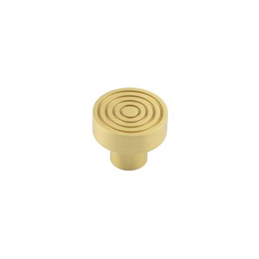 Click Here To Enlarge This Photo Of HOX1130SB Frelan Hardware Hoxton Murray Cupboard Knob 30mm Satin Brass