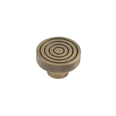 Click Here To Enlarge This Photo Of HOX1140AB Frelan Hardware Hoxton Murray Cupboard Knob 40mm Antique Brass
