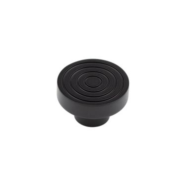 Click Here To Enlarge This Photo Of HOX1140MB Frelan Hardware Hoxton Murray Cupboard Knob 40mm Matt Black