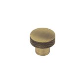 HOX130AB Frelan Hardware Hoxton Wenlock Cupboard Knob 30mm Antique Brass
