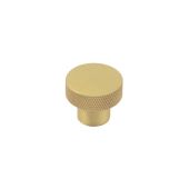 HOX130SB Frelan Hardware Hoxton Wenlock Cupboard Knob 30mm Satin Brass