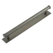 HOX-160DB-5060DB Frelan Hardware Hoxton Wenlock Cabinet Handle 224mm on Plain Backplate Dark Bronze