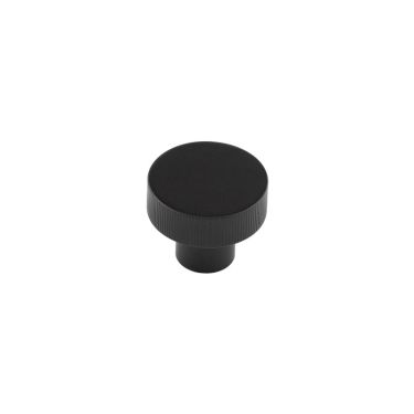 Click Here To Enlarge This Photo Of HOX230MB Frelan Hardware Hoxton Thaxted Cupboard Knob 30mm Matt Black