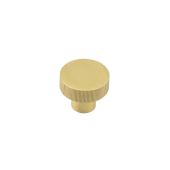 HOX230SB Frelan Hardware Hoxton Thaxted Cupboard Knob 30mm Satin Brass