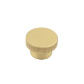 HOX240SB Frelan Hardware Hoxton Thaxted Cupboard Knob 40mm Satin Brass