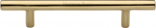 Click Here To Enlarge This Photo Of C0361 101-PB Heritage Brass Cabinet Pull Bar Design 101mm ctc Polished Brass Finish
