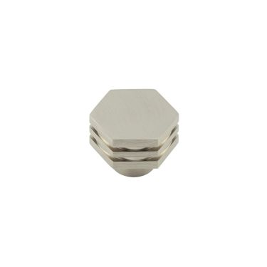 Click Here To Enlarge This Photo Of HOX330SN Frelan Hardware Hoxton Nile Cupboard Knob 30mm Satin Nickel