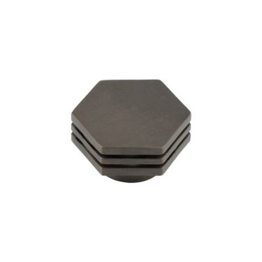 Click Here To Enlarge This Photo Of HOX340DB Frelan Hardware Hoxton Nile Cupboard Knob 40mm Dark Bronze