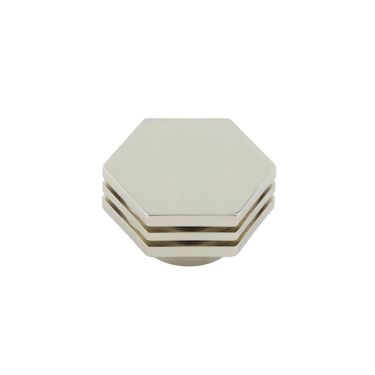 Click Here To Enlarge This Photo Of HOX340PN Frelan Hardware Hoxton Nile Cupboard Knob 40mm Polished Nickel