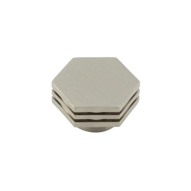 Click Here To Enlarge This Photo Of HOX340SN Frelan Hardware Hoxton Nile Cupboard Knob 40mm Satin Nickel