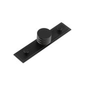 HOX-430MB-6090MB Frelan Hardware Hoxton Sturt Cupboard Knob 30mm on Stepped Backplate Matt Black