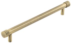 HOX460AB Frelan Hardware Hoxton Sturt Cabinet Handle 224mm Antique Brass