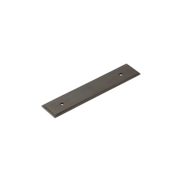 Click Here To Enlarge This Photo Of HOX6050DB Frelan Hardware Hoxton Rushton Backplate for Cupboard Knob 140x30mm Dark Bronze