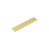 HOX6050SB Frelan Hardware Hoxton Rushton Backplate for Cupboard Knob 140x30mm Satin Brass