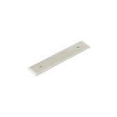 HOX6050SN Frelan Hardware Hoxton Rushton Backplate for Cupboard Knob 140x30mm Satin Nickel