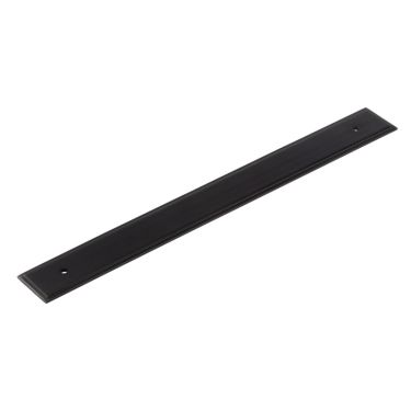 Click Here To Enlarge This Photo Of HOX6060MB Frelan Hardware Hoxton Rushton Backplate for Cabinet Handle 268x30mm Matt Black
