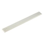 HOX6060PN Frelan Hardware Hoxton Rushton Backplate for Cabinet Handle 268x30mm Polished Nickel