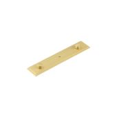 HOX6090SB Frelan Hardware Hoxton Rushton Backplate for Cupboard Knob 140x30mm Satin Brass