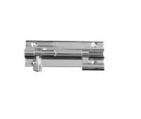 J1002CF Frelan Hardware Jedo Brass Necked Barrel Bolt 152x25mm Polished Chrome