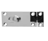 J1414PC Frelan Hardware Jedo Bathroom Slide Bolt 63x25mm Polished Chrome