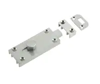 J1414SC Frelan Hardware Jedo Bathroom Slide Bolt 63x25mm Satin Chrome