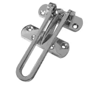 J3003PC Frelan Hardware Jedo Security Door Guard Polished Chrome