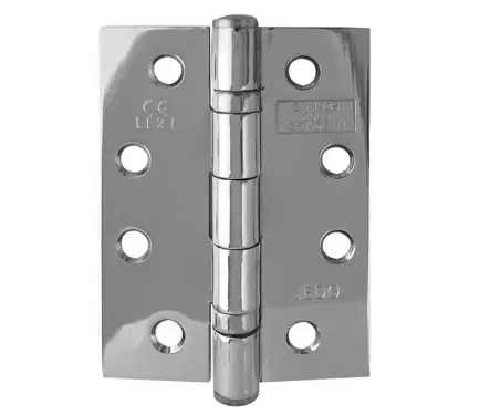 Click Here To Enlarge This Photo Of J8500PC Frelan Hardware Jedo Grade 11 (Mild Steel) Ball Bearing Hinges 102mm x 76mm x 3mm Polished Chrome