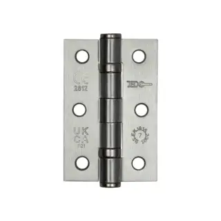 J8502SC Frelan Hardware Jedo Grade 7 &lpar;Mild Steel&rpar; Ball Bearing Hinges 76mm x 50mm x 2mm Satin Chrome