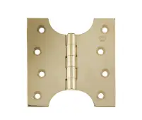 J9009B6PB Frelan Hardware Jedo Budget Parliament Hinges 102mm x 100mm x 152mm Polished Brass