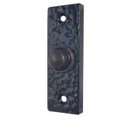 JAB118 Frelan Hardware Jedo Black Antique Bell Push 78mm x 26mm