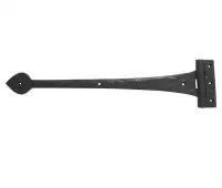 JAB38 Frelan Hardware Jedo Black Antique Gate Hinges 430mm