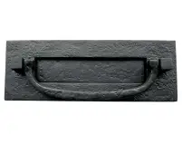JAB46 Frelan Hardware Jedo Black Antique Postal Knocker 305mm x 112mm (250mm centers)