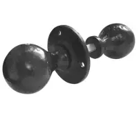 JAB5R Frelan Hardware Jedo Black Antique Ball Rim Door Knob 46mm dia