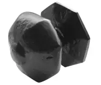 JAB6 Frelan Hardware Jedo Black Antique Centre Door Knob 72mm Dia